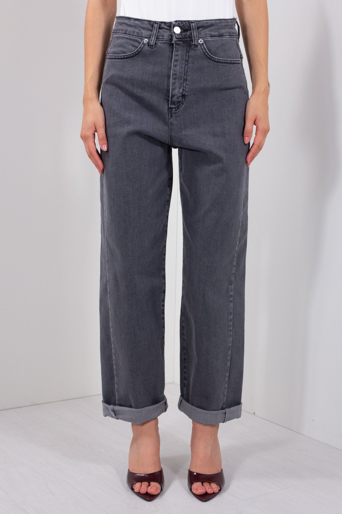 JEANS BOYFRIEND GRIGIO