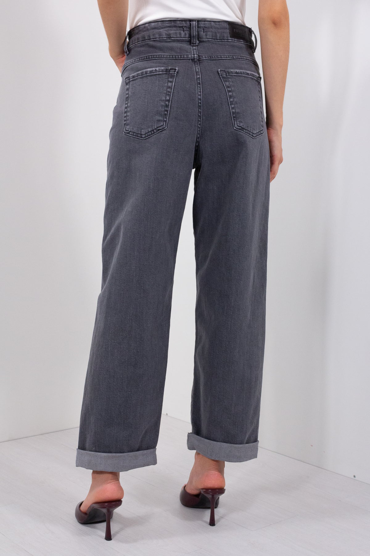 JEANS BOYFRIEND GRIGIO