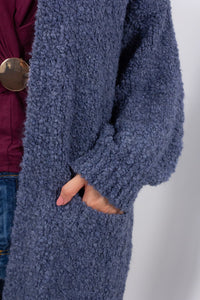 CARDIGAN BOUCLE' TASCHE