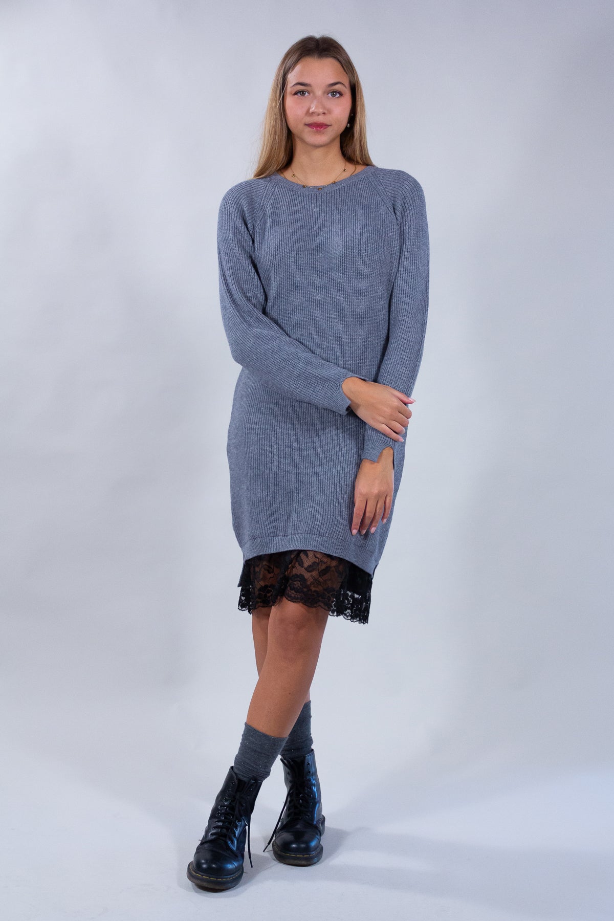 ABITO MAGLIA PIZZO FONDO**