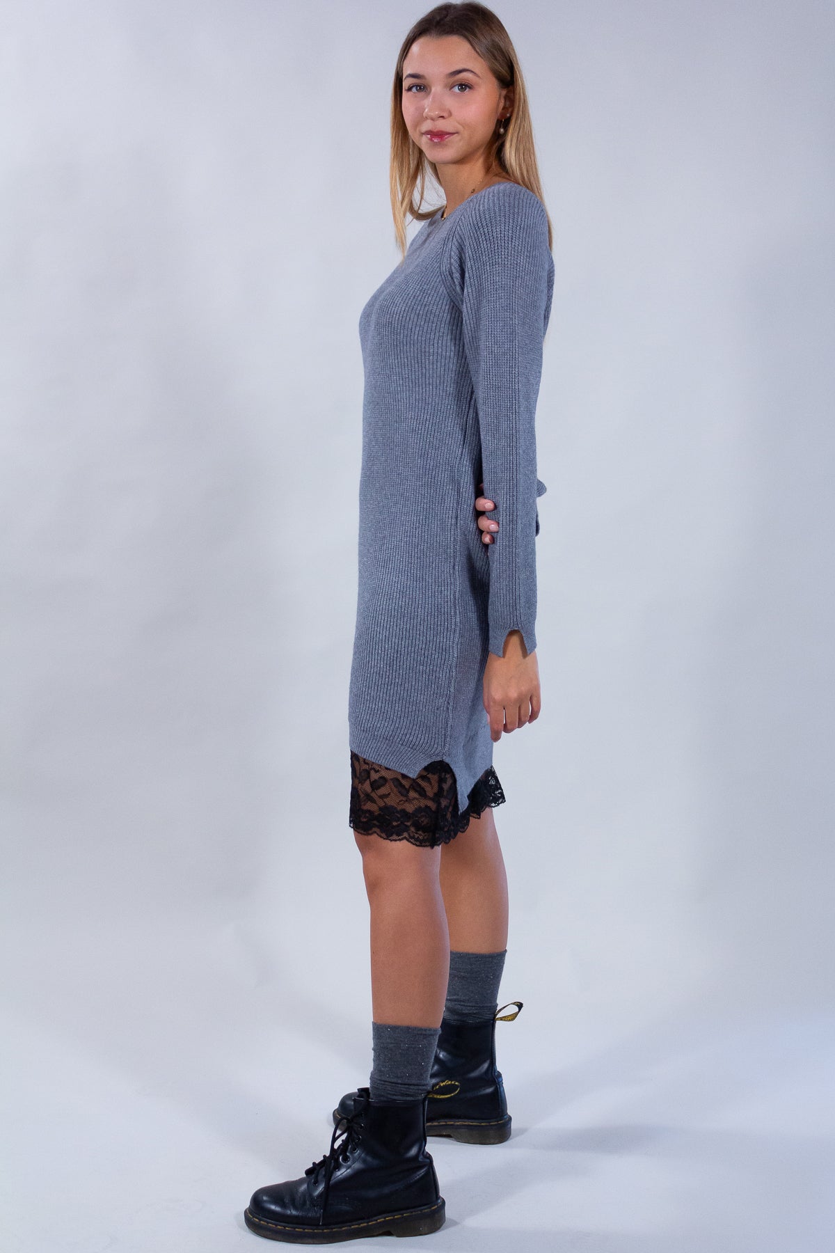 ABITO MAGLIA PIZZO FONDO**