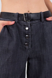 JEANS BAGGY BOTTONI ESTERNI