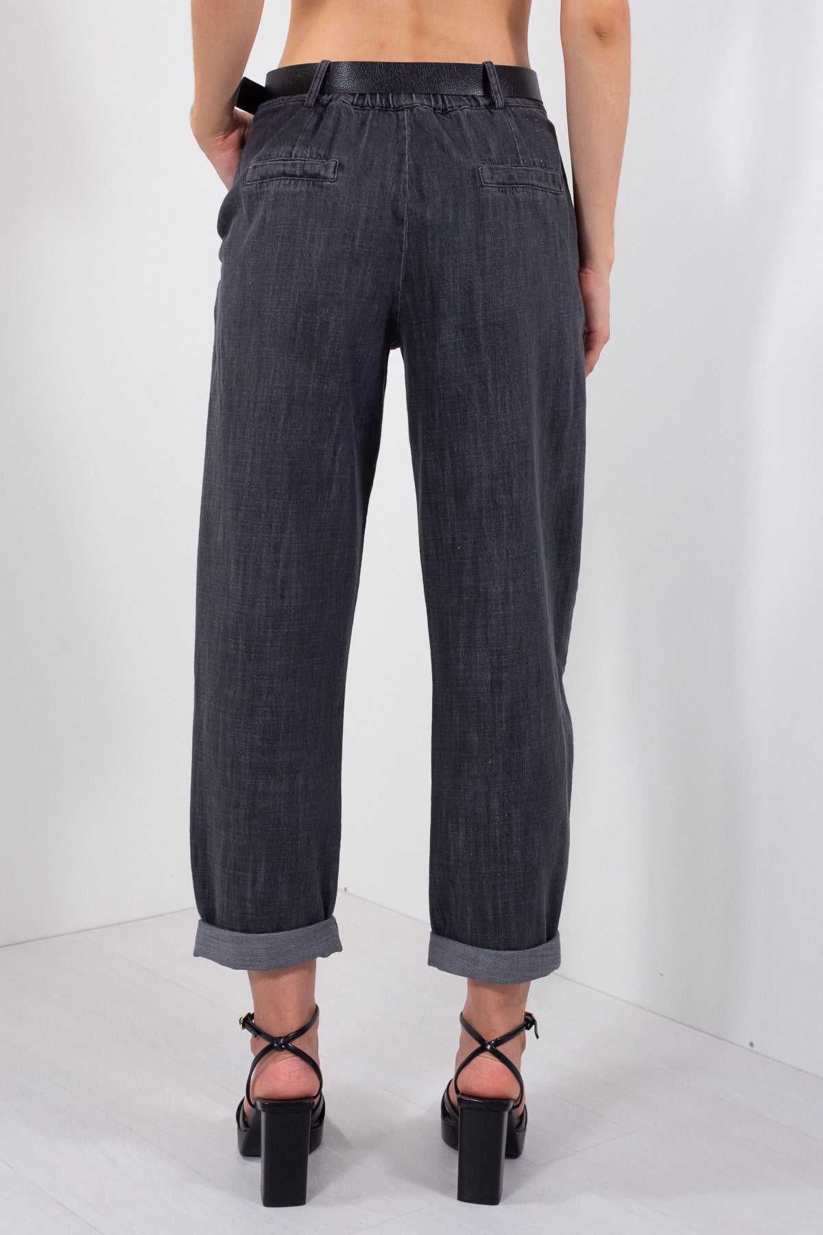 JEANS BAGGY BOTTONI ESTERNI