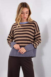 MAGLIA BICOLOR RIGHINE