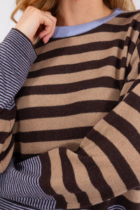 MAGLIA BICOLOR RIGHINE