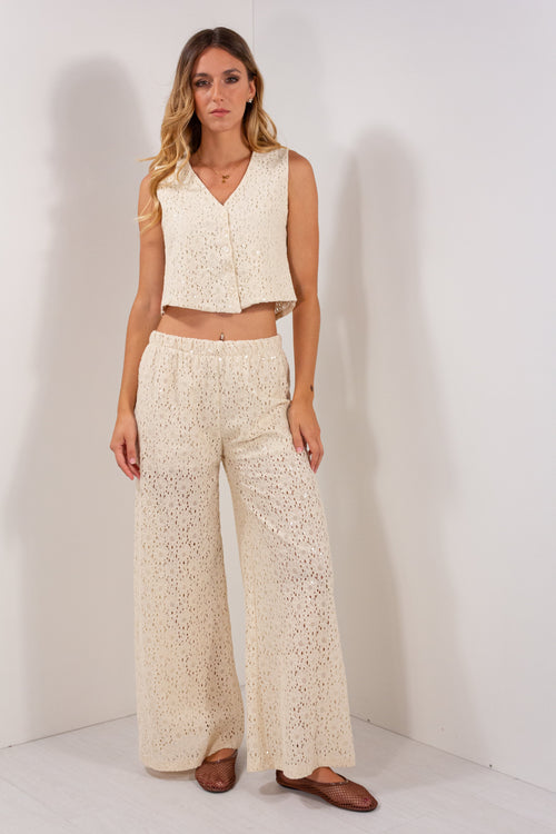 PANTALONE SANGALLO PAILLETTES