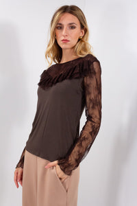 MAGLIA CARRE' + MANICA PIZZO