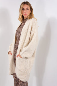 CARDIGAN BOUCLE' TASCHE