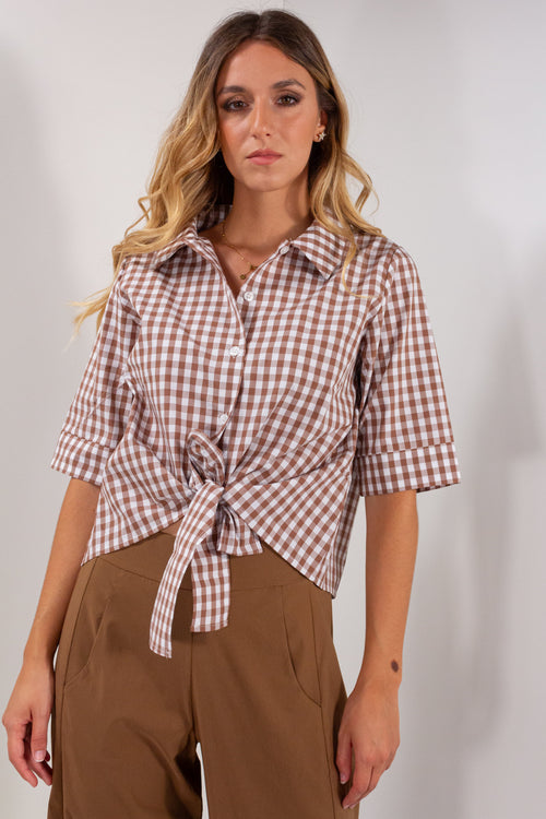 CAMICIA QUADRETTI LEGATA M/M