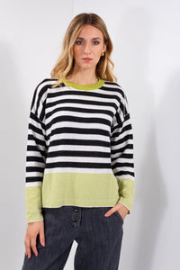 MAGLIA BICOLOR RIGHINE
