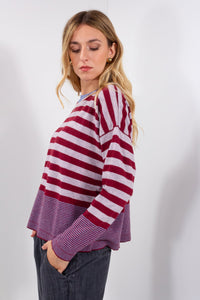 MAGLIA BICOLOR RIGHINE