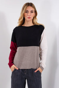 MAGLIA BICOLOR RIGONI