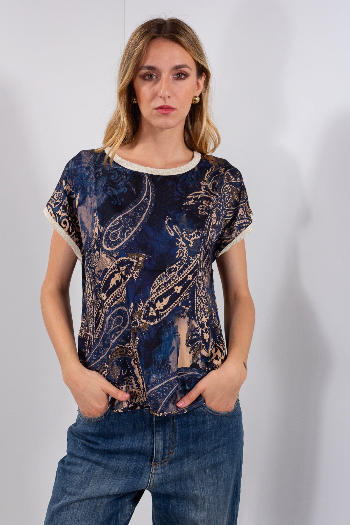 MAGLIA STAMPA RASO
