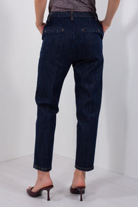 JEANS BAGGY DENIM SCURO