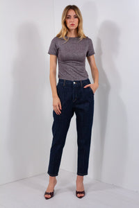 JEANS BAGGY DENIM SCURO