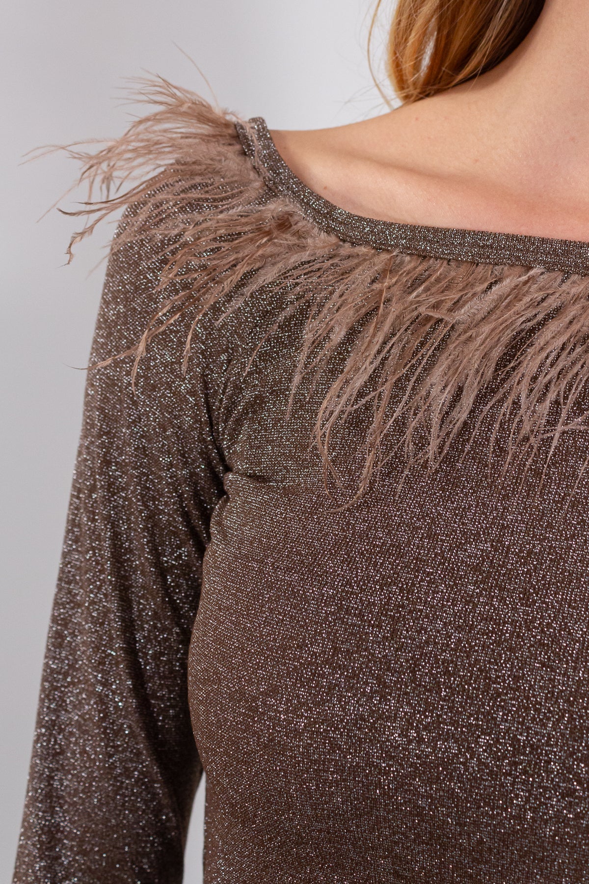 MAGLIA LUREX PIUMETTE