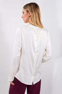 CAMICIA BOTTONI DIETRO RASO