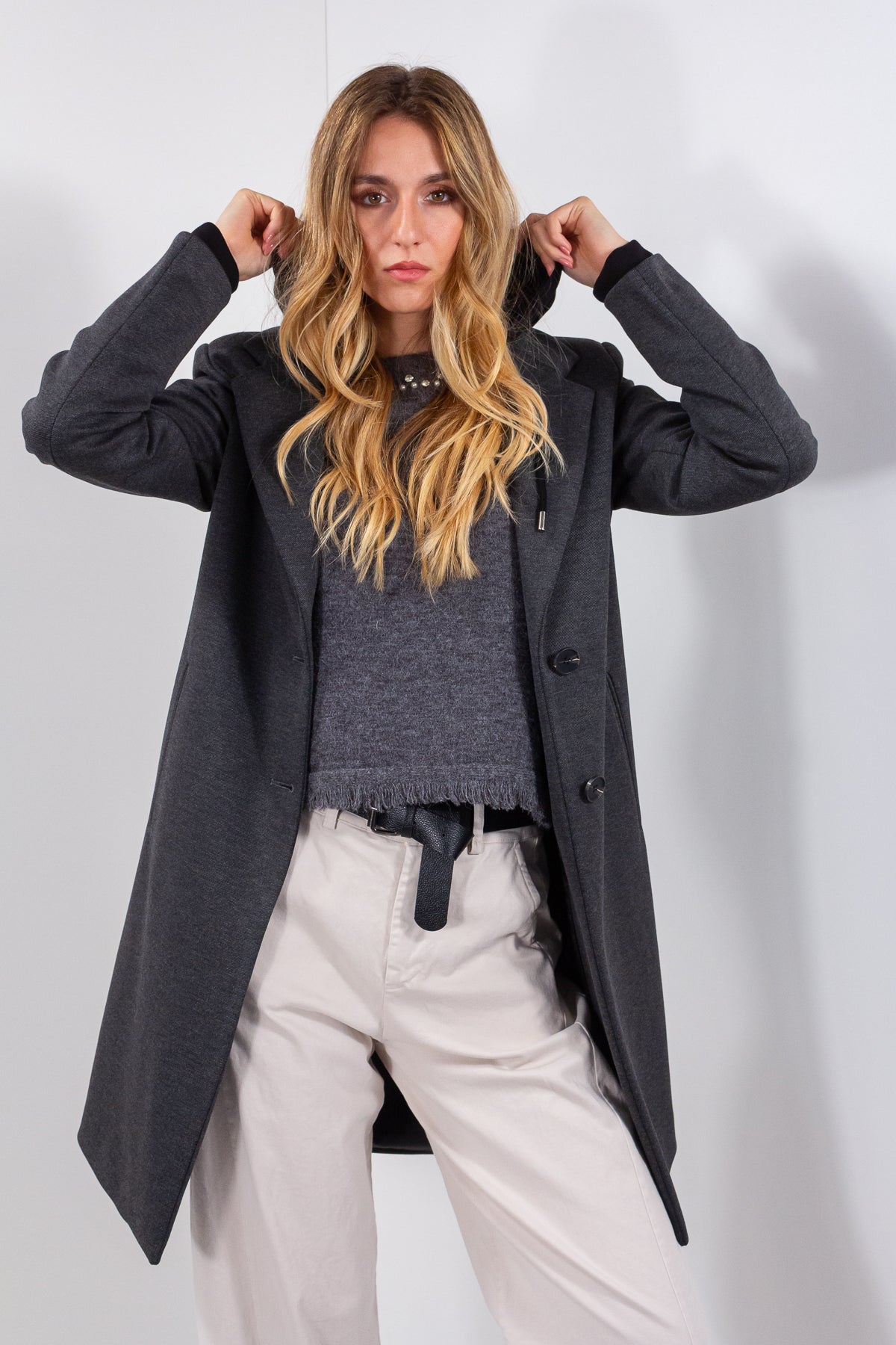 CAPPOTTO CAPPUCCIO STACCABILE