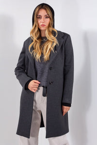CAPPOTTO CAPPUCCIO STACCABILE
