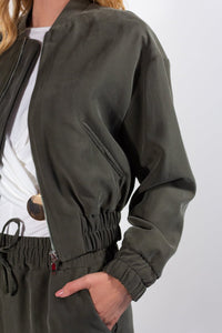 BOMBER SUEDE