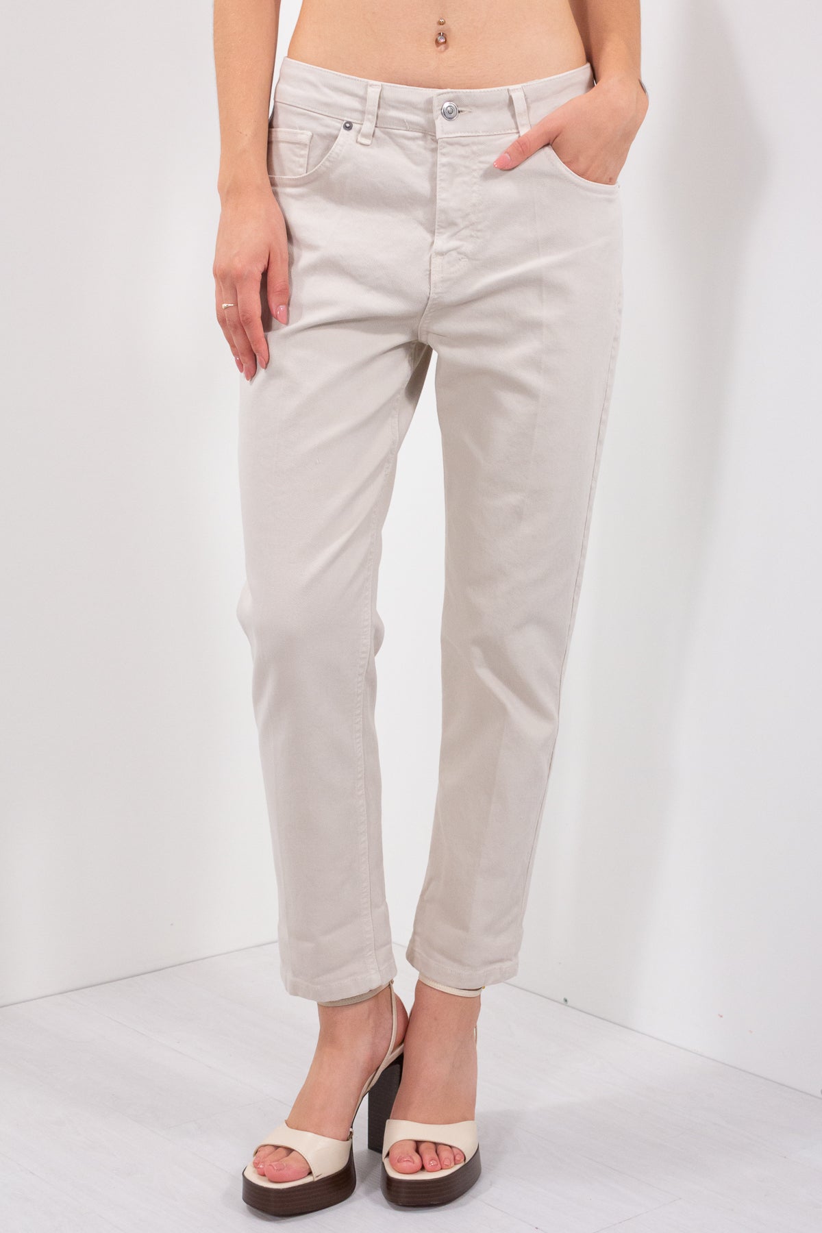 PANTALONE BOYFRIEND COTONE