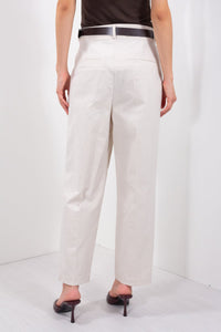 PANTALONE PINCES COTONE