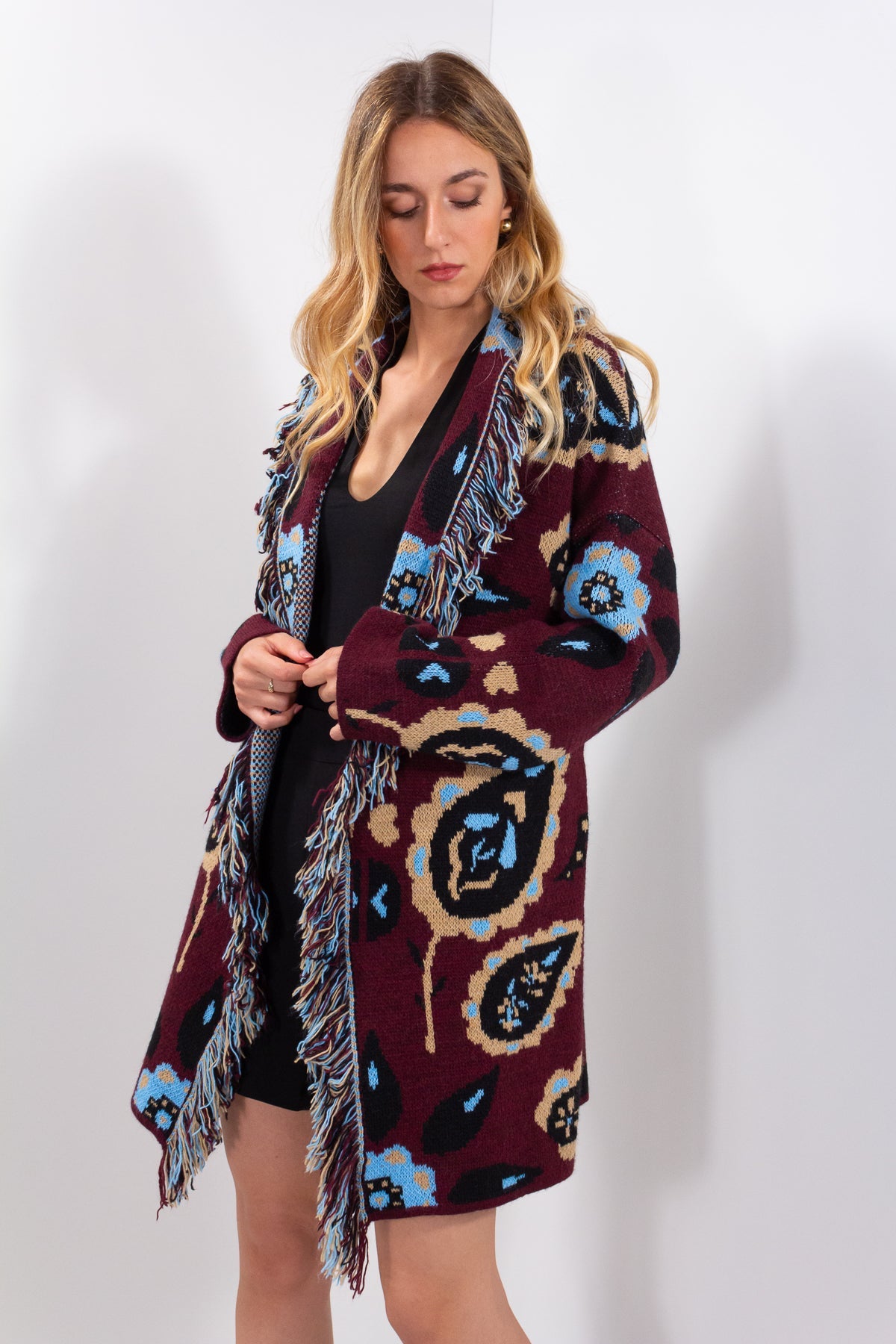 CARDIGAN FRANGE ALANUI