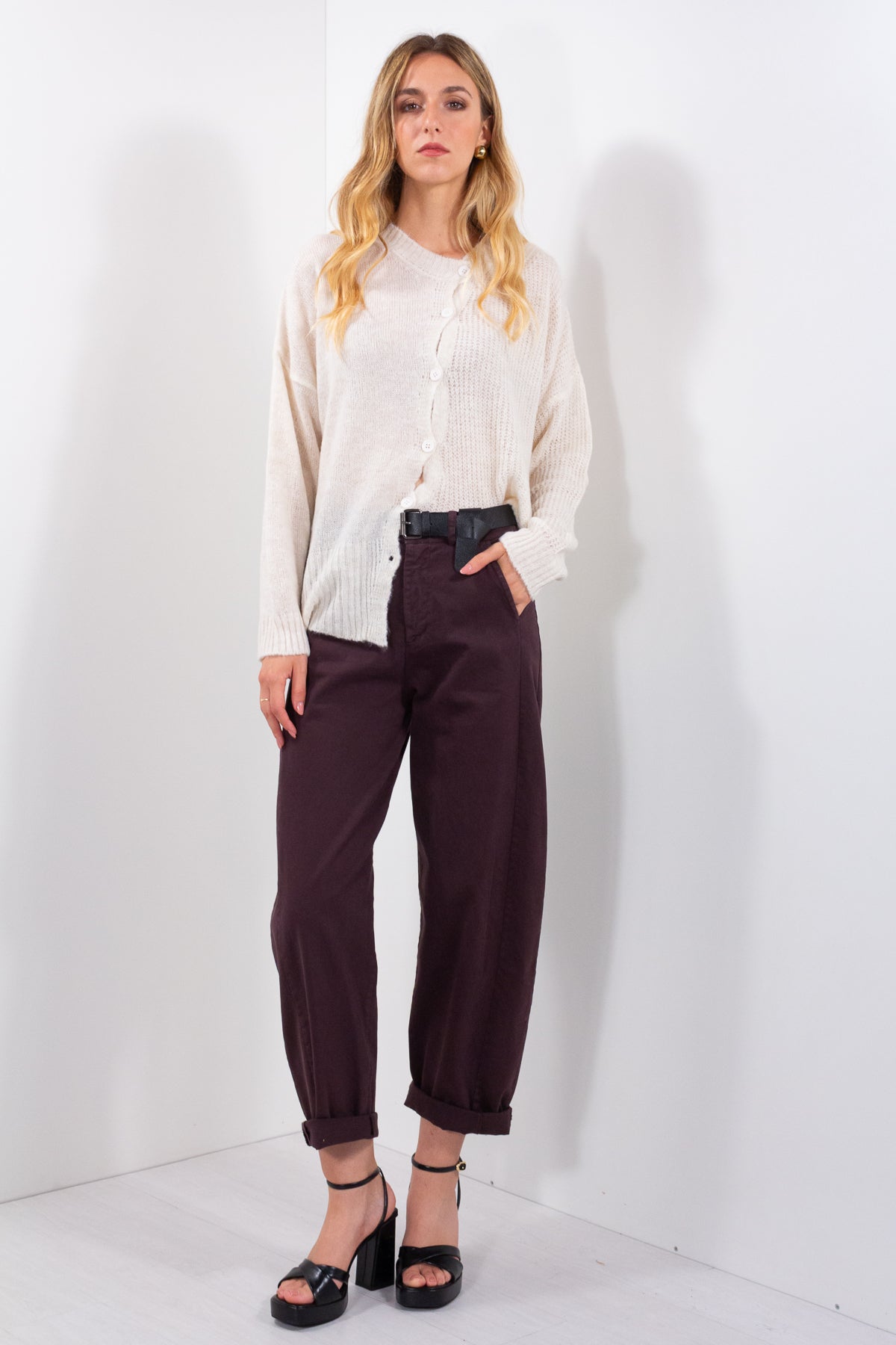 PANTALONE OVETTO GABARDINA