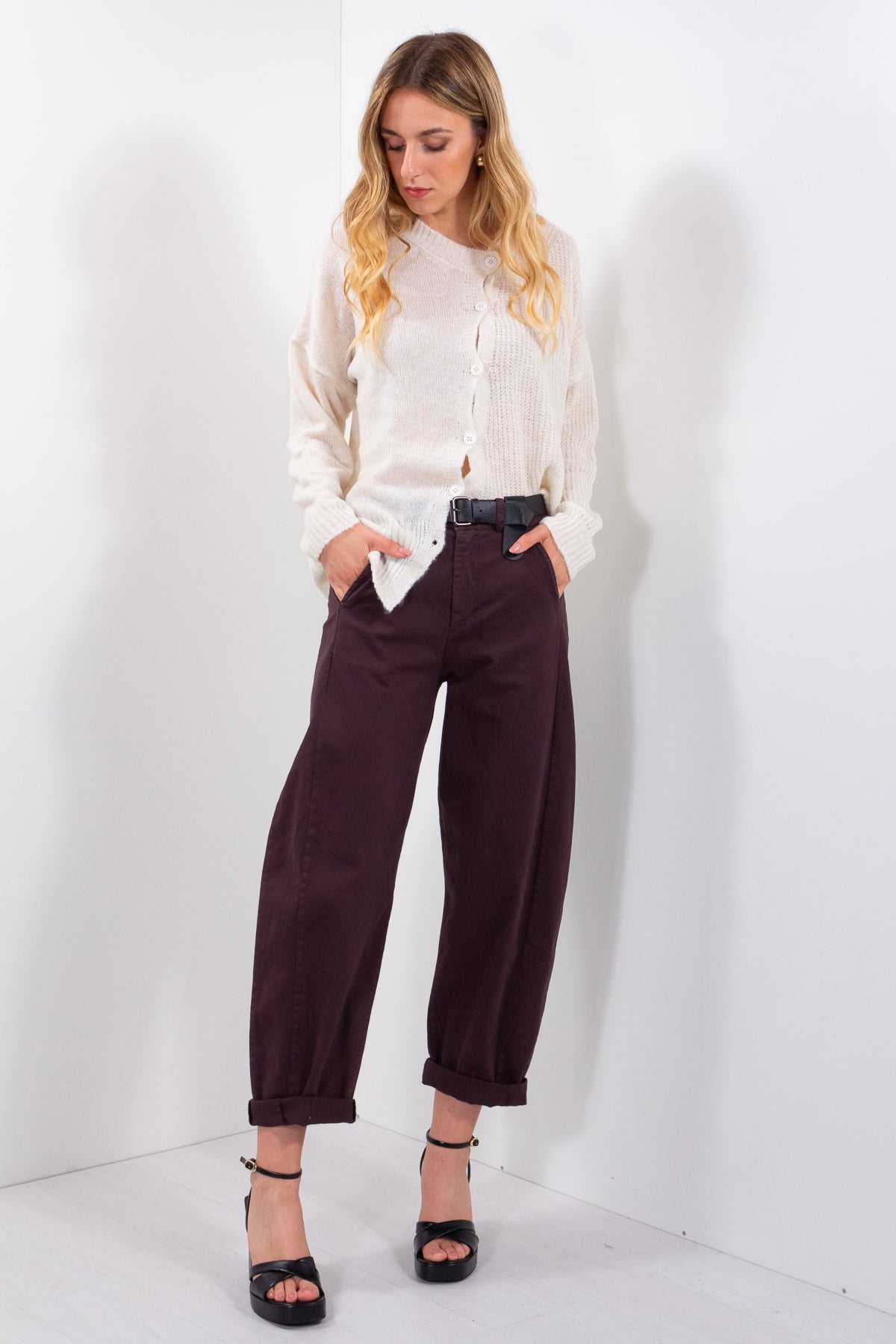 PANTALONE OVETTO GABARDINA
