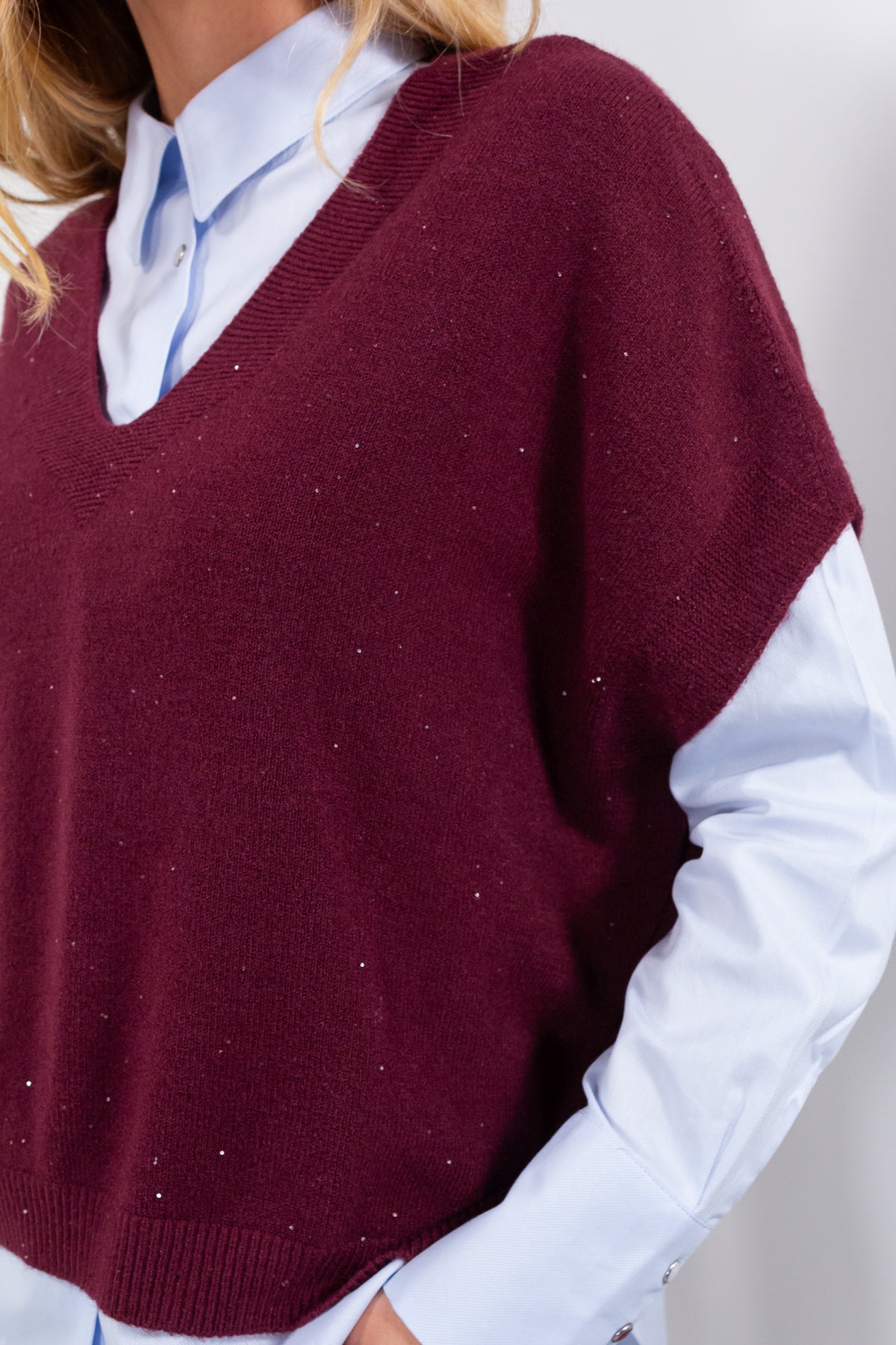 MAGLIA M/M MICROPAILLETTES