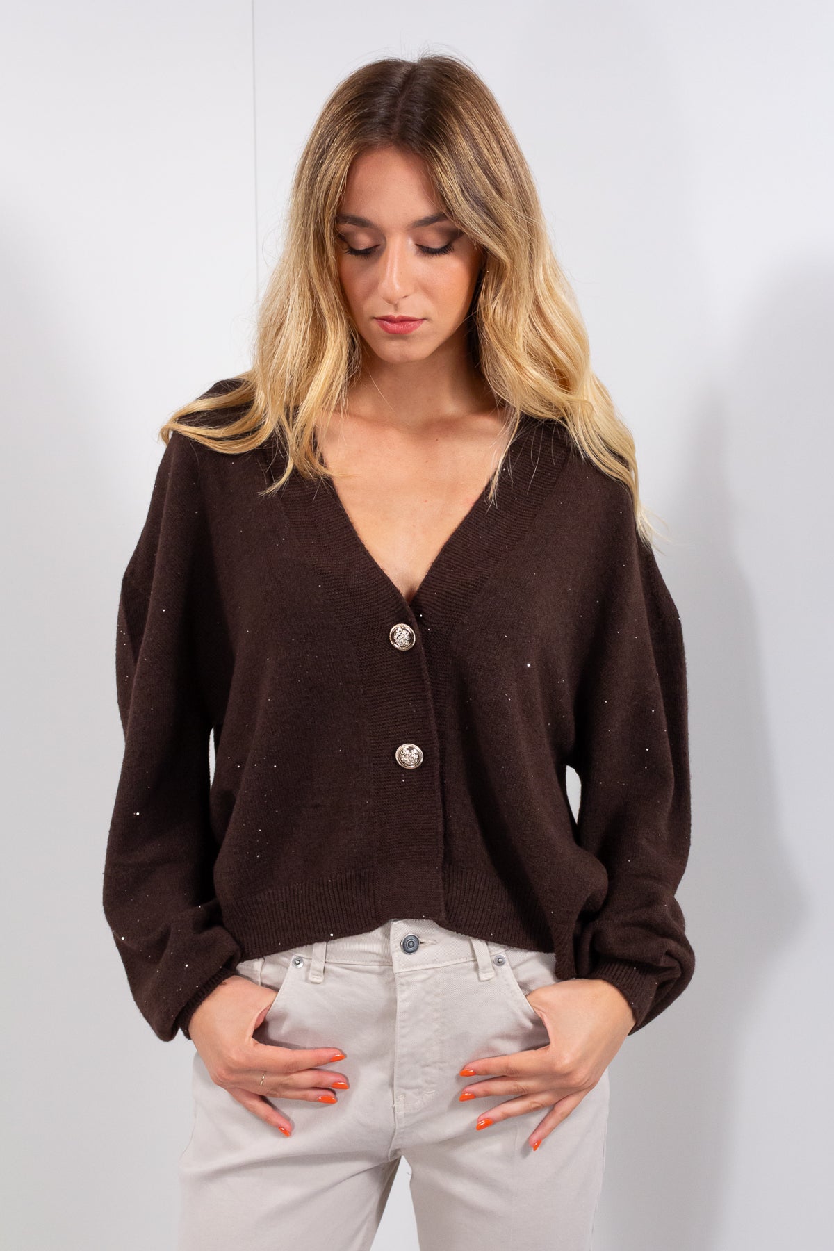 CARDIGAN MICROPAILLETTES