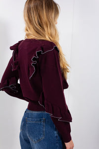 MAGLIA FRAPPE BORDI BICOLOR