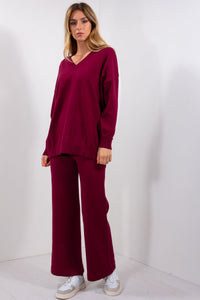 PANTALONE CROP IN MAGLIA