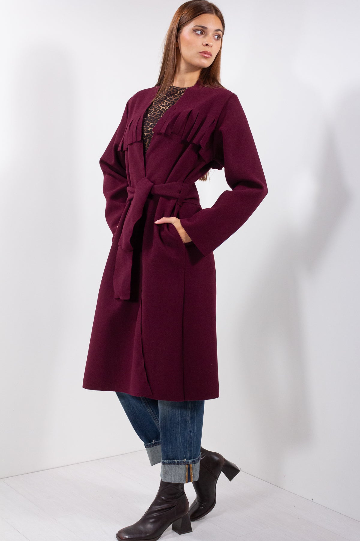 CAPPOTTO PANNO FRANGE