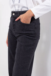 JEANS PALAZZO STRASS