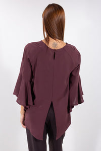 CAMICIA MANICA FARFALLA