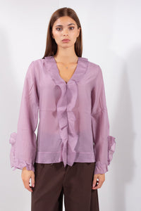 CAMICIA JABOT LYOCELL