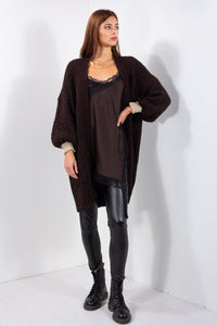 CARDIGAN BOUCLE' BORDI LUREX