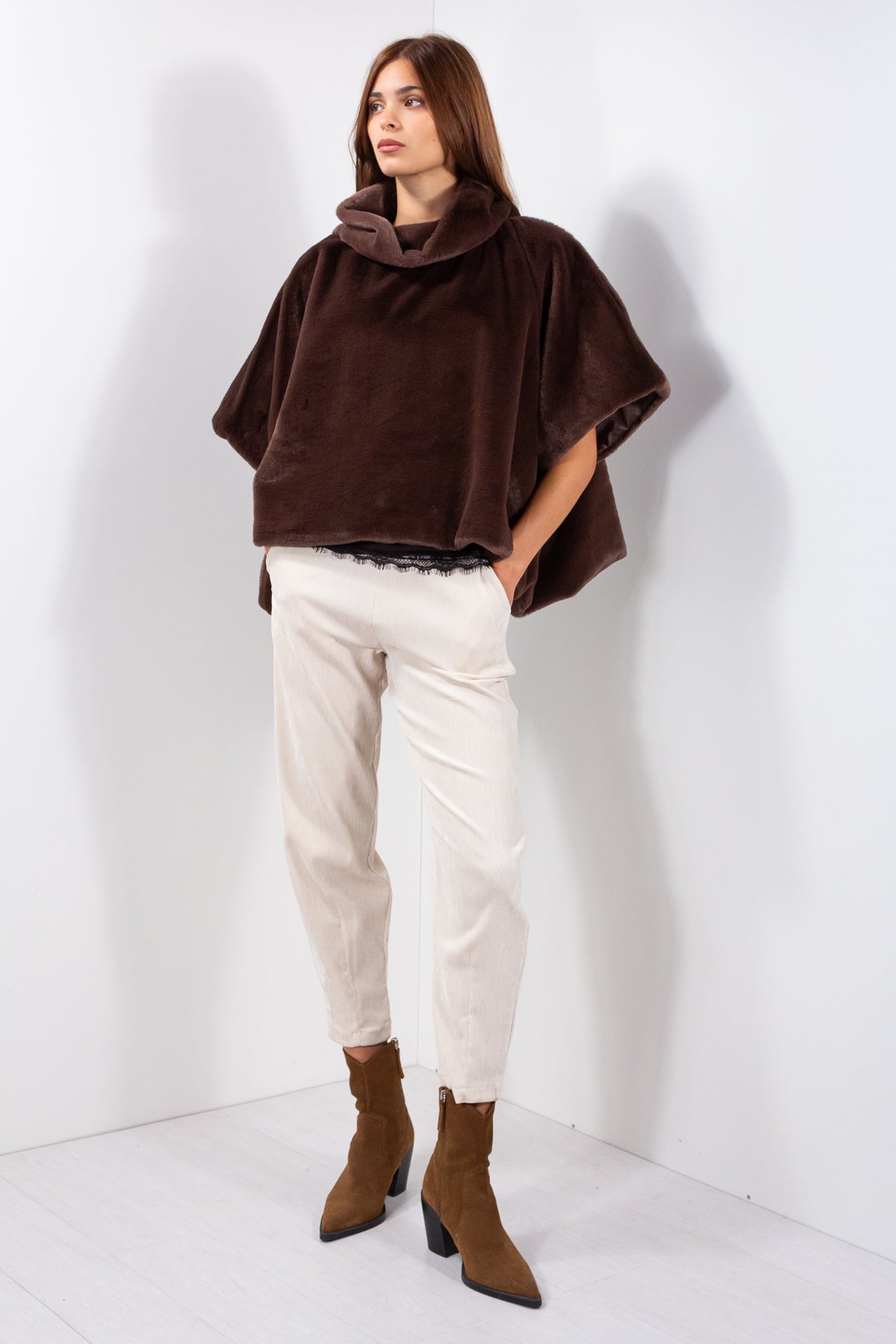 PANTALONE OVETTO BENGALINA VELLUTO