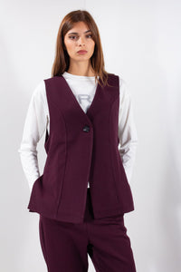 COMPLETO GILET MANO LANA