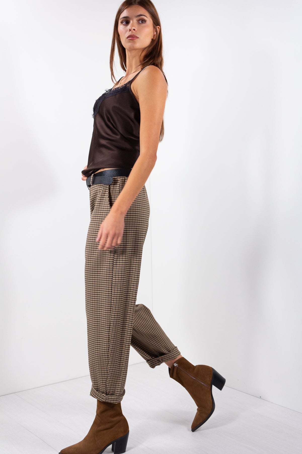 PANTALONE OVETTO CHECK