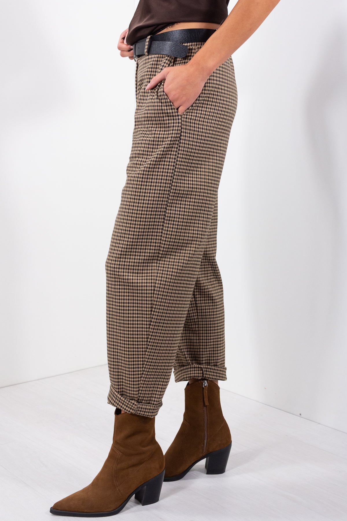 PANTALONE OVETTO CHECK