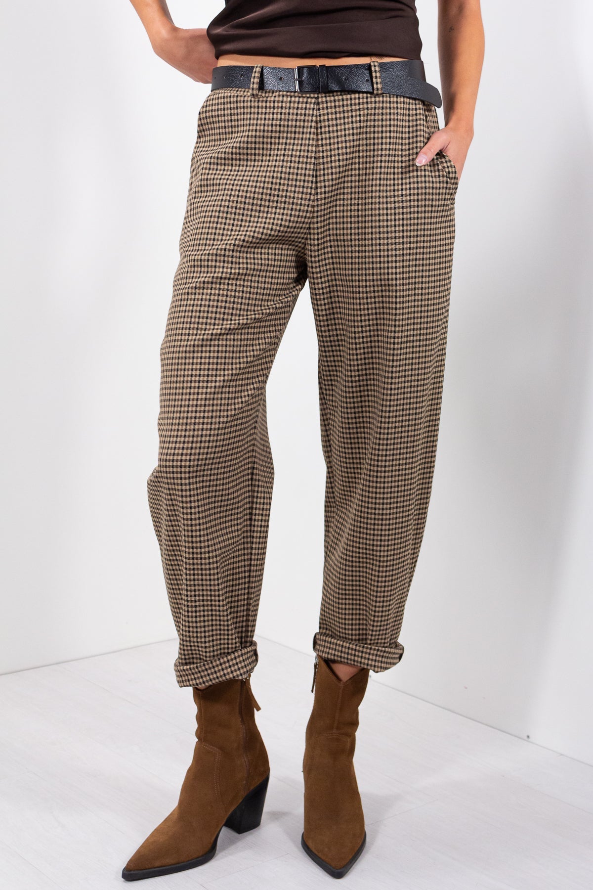 PANTALONE OVETTO CHECK