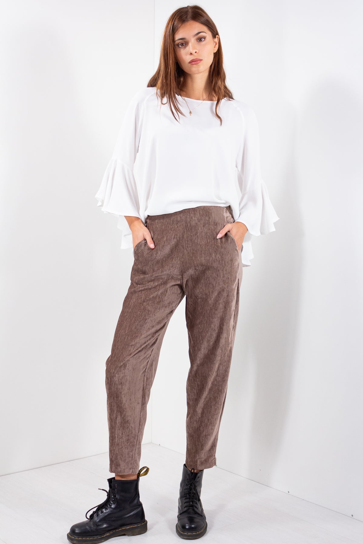 PANTALONE OVETTO BENGALINA VELLUTO