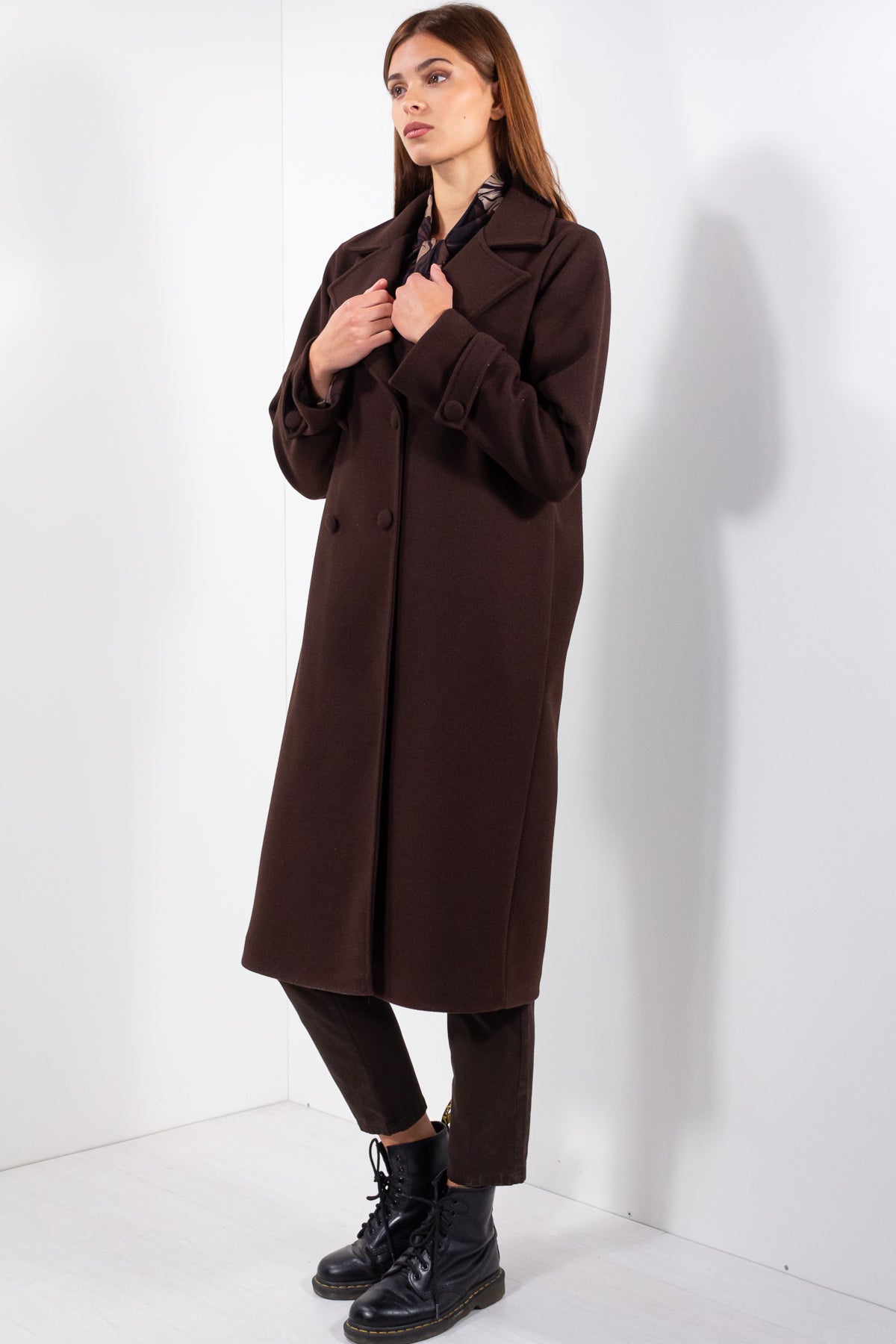 CAPPOTTO PANNO DETTAGLIO MANICHE