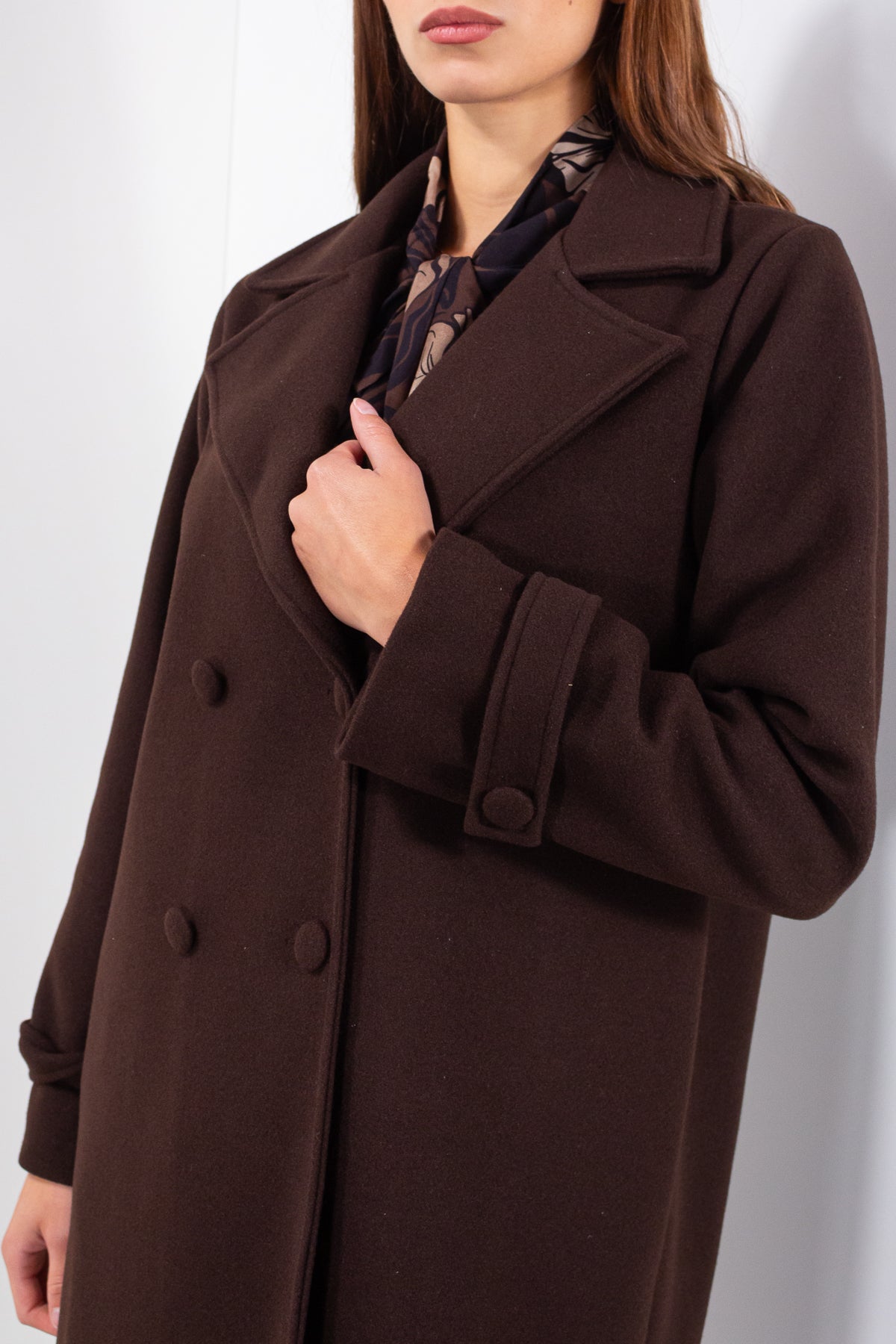 CAPPOTTO PANNO DETTAGLIO MANICHE
