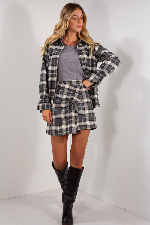 SKORT FRAPPA SCOZZESE