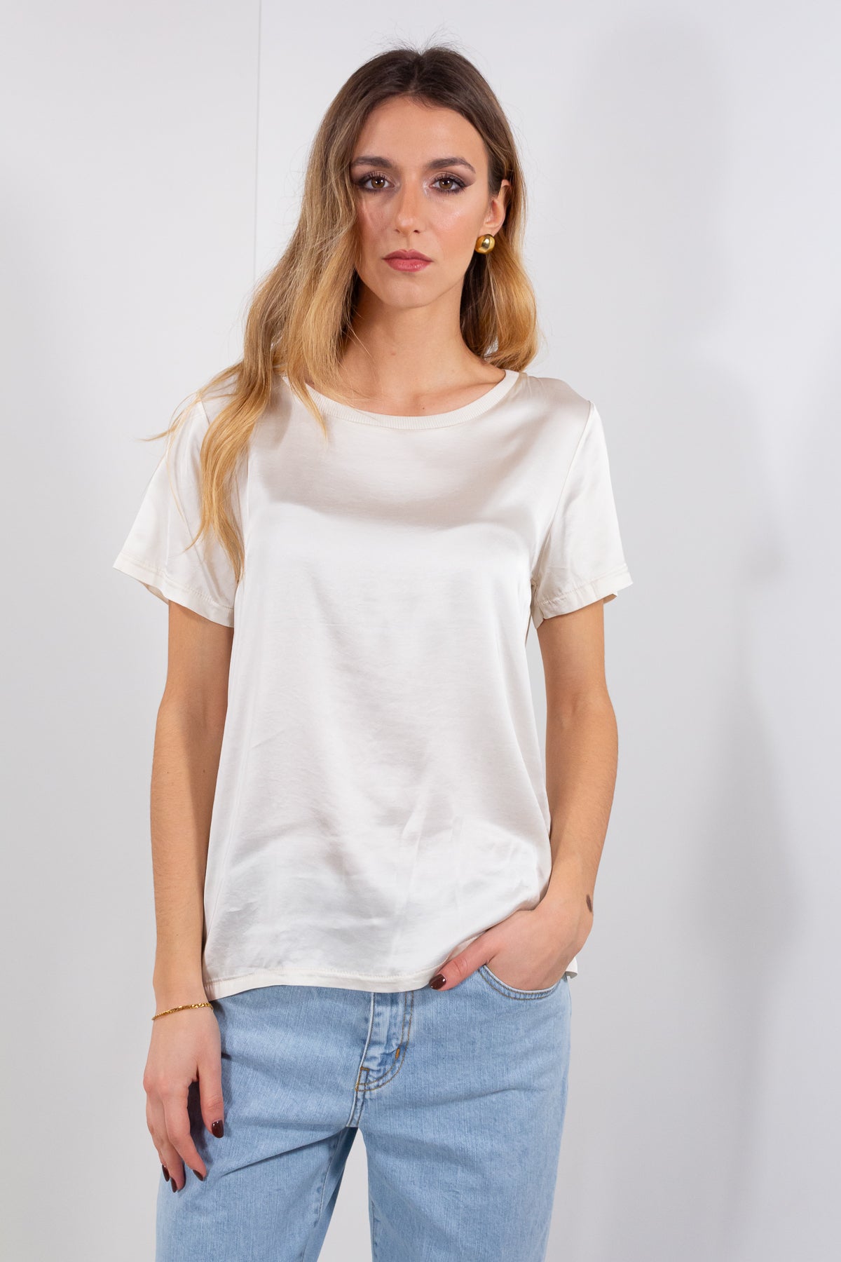 T-SHIRT SATIN