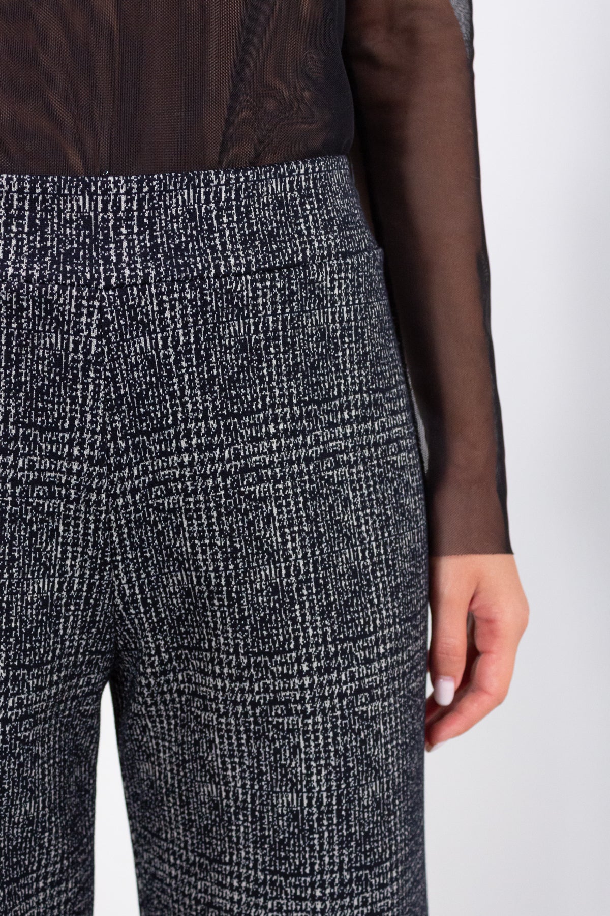 PANTALONE PALAZZO JAQUARD