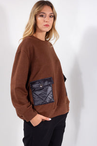 MAGLIA TASCHE TRAPUNTATE